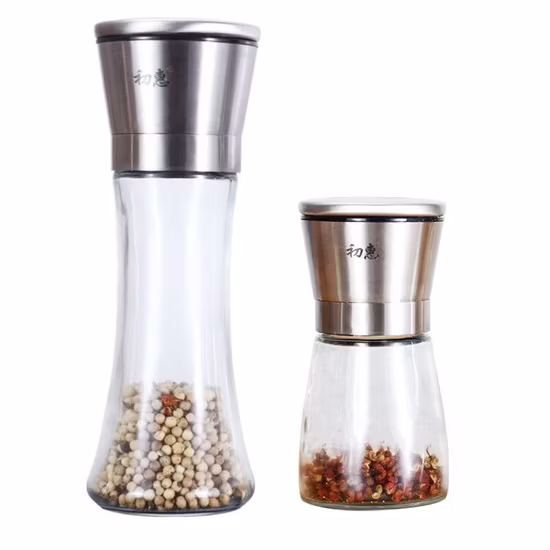 Macina sale e pepe manuale economica da 120 ml/180 ml/200 ml